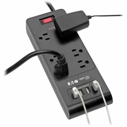 Tripp Lite Surge Protector Power Strip 6-Outlets 4 USB Ports 6ft Cord