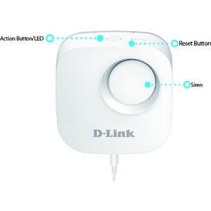 Capteur d'eau Wi-Fi D-Link - Détection d'eau - Montage mural
