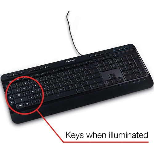 ILLUMINATED WIRED KEYBOARD MULTI 6