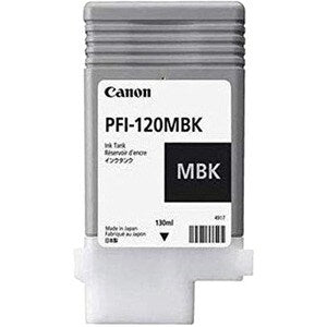 Cartouche d'encre jet d'encre d'origine Canon PFI-120MBK - Noir mat