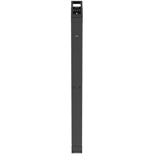 Panduit Double Sided Manager - Vertical Cable Manager - Black - 45U Rack Height - Steel, A