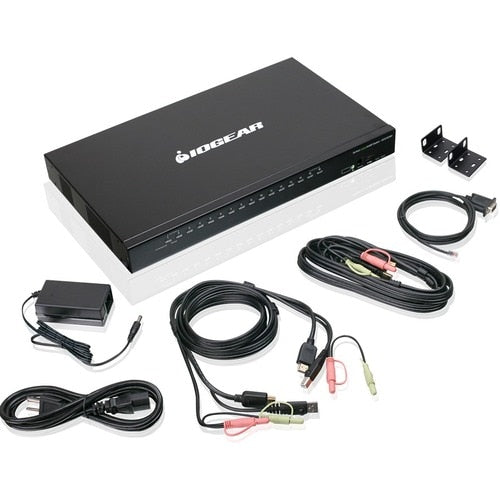 Conmutador KVMP HDMI USB de 16 puertos TAA