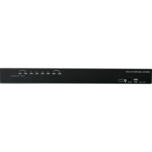 CONMUTADOR KVMP HDMI USB DE 8 PUERTOS CON CABLE KVM DE 8 USB TAA