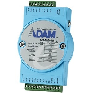 Module Modbus TCP d'entrée analogique isolée 8 canaux B+B SmartWorx avec 2 canaux DO