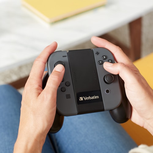 Verbatim Charging Controller Grip For Use with Nintendo Switch Joy