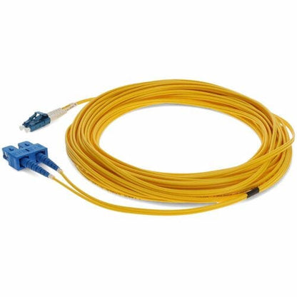 AddOn Fiber Optic Duplex Patch Network Cable - 144.4 ft Fiber Optic Network Cabl