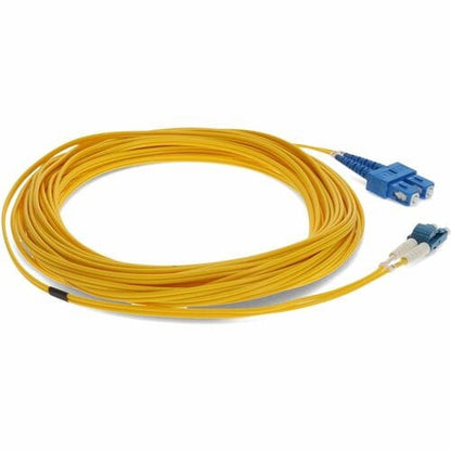AddOn Fiber Optic Duplex Patch Network Cable - 144.4 ft Fiber Optic Network Cabl