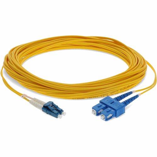 AddOn Fiber Optic Duplex Patch Network Cable - 144.4 ft Fiber Optic Network Cabl