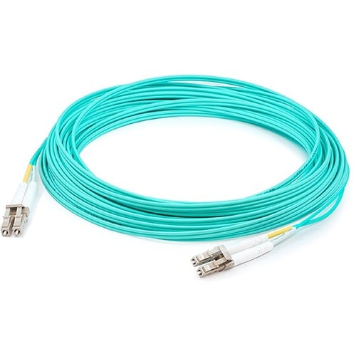 AddOn 3m 12xLC (Male) to 12xLC (Male) Aqua OM3 Duplex Fiber Trunk Cable