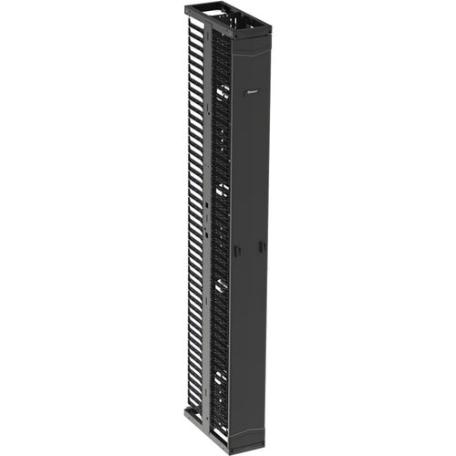 Panduit Double Sided Manager - Vertical Cable Manager - Black - 45U Rack Height - Acryloni
