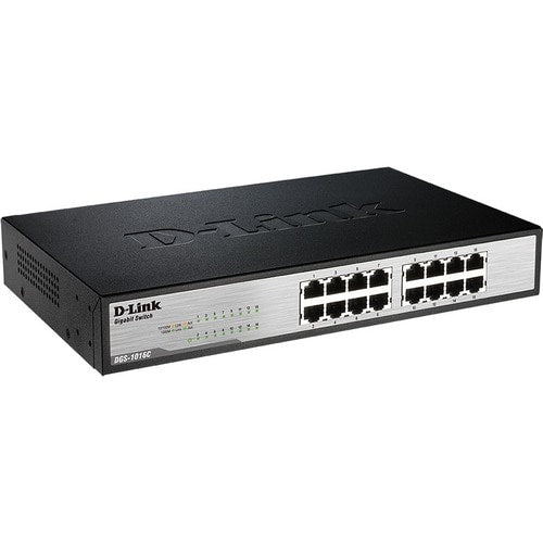 DGS-1016C COMMUTATEUR GIGABIT 16 PORTS NON GÉRÉ 10/100/1000 DT/RM