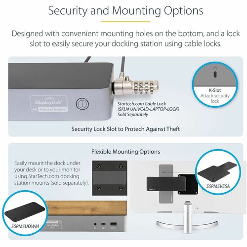 StarTech.com USB-C & USB-A Dock