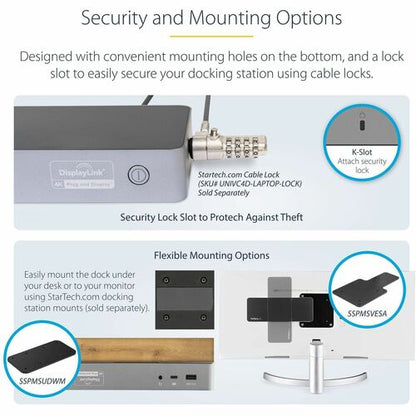 StarTech.com USB-C & USB-A Dock