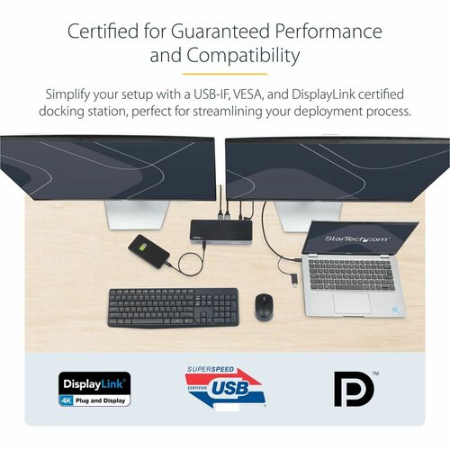 StarTech.com USB-C & USB-A Dock