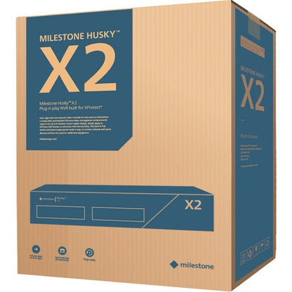 Milestone Systems Husky X2 Barebone - Network Video Recorder - HDMI - DVI