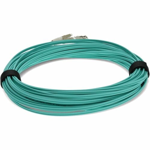AddOn Fiber Optic Duplex Patch Network Cable - 59.1 ft Fiber Optic Network Cable