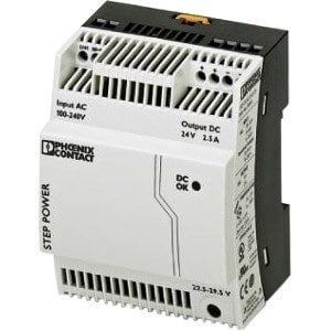 STEP-PS 1AC 24DC 2.5 ALIMENTATION EN SORTIE MONOPHASÉE 24V DC 2.5 A