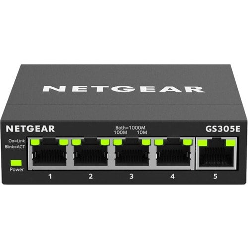 COMMUTATEUR INTELLIGENT GÉRABLE PLUS 5 PORTS GIGABIT ETHERNET