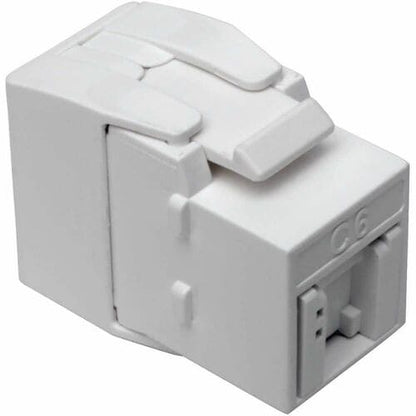 Tripp Lite by Eaton N238-001-GY-TF Keystone Jack Cat6a/Cat6/Cat5e, White, TAA -