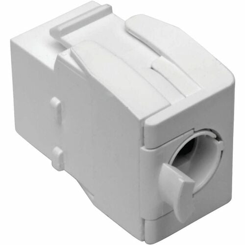 Tripp Lite by Eaton N238-001-GY-TF Keystone Jack Cat6a/Cat6/Cat5e, White, TAA -