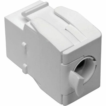 Tripp Lite by Eaton N238-001-GY-TF Keystone Jack Cat6a/Cat6/Cat5e, White, TAA -