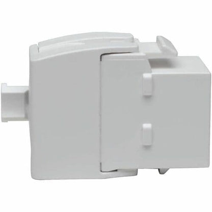 Tripp Lite by Eaton N238-001-GY-TF Keystone Jack Cat6a/Cat6/Cat5e, White, TAA -