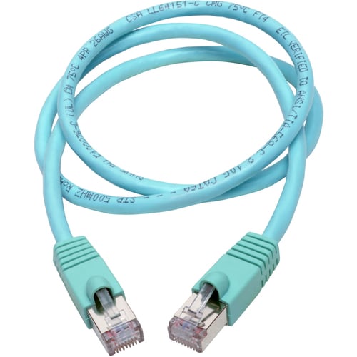 Câble réseau patch STP Cat.6a Tripp Lite par Eaton N262-003-AQ - 0,91 m (3 pi) C