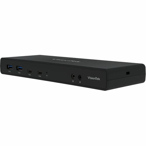 VisionTek Dual 4K USB PD Dock - Doble pantalla con resoluciones de hasta 4K, USB 3.0, USB