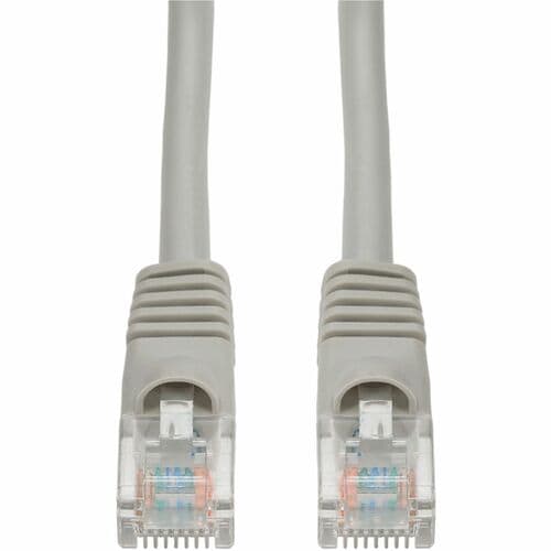AddOn 20ft Gray CAT 5E PVC Ethernet Cable Snagless Bubble Boot RJ-45 M/M - 20 ft