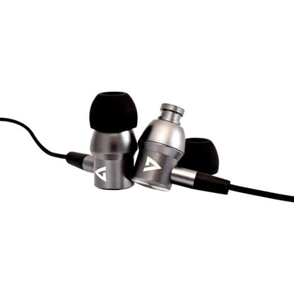 Auriculares estéreo con aislamiento de ruido V7 y micrófono en línea