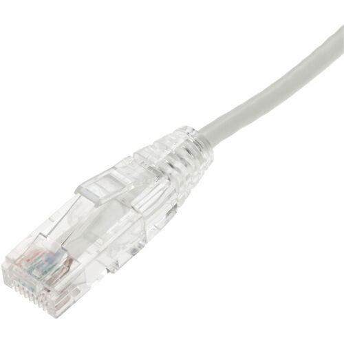 AddOn 1ft White CAT 6 Slim PVC Ethernet Cable Snagless Clear