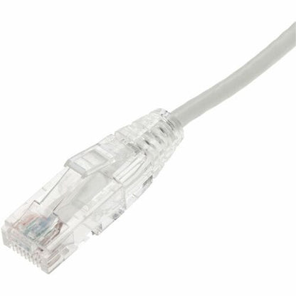AddOn 5ft White CAT 6 Slim PVC Ethernet Cable Snagless Clear-Claw RJ-45 M/M - 5
