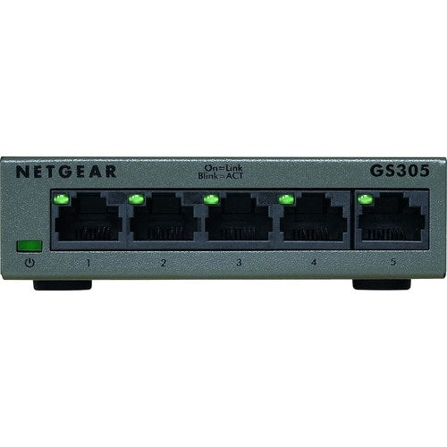 CONMUTADOR NO ADMINISTRADO DE 5 PUERTOS GIGABIT ETHERNET