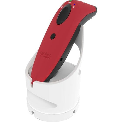 Socket Mobile SocketScan® S740, escáner de código de barras universal, base roja y blanca - Wi-Fi