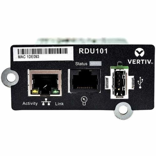 Vertiv Liebert IntelliSlot RDU101 - Network Card |Remote Management Ad