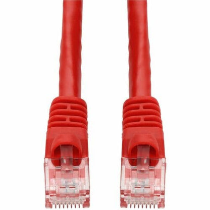 AddOn 1.5ft Red CAT 6 PVC Ethernet Cable Snagless Bubble Boot RJ-45 M/M - 1.5 ft