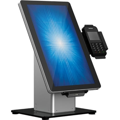 Support de bureau mince Elo pour écran tactile, station d'accueil, lecteur de codes-barres, lecteur d'empreintes digitales