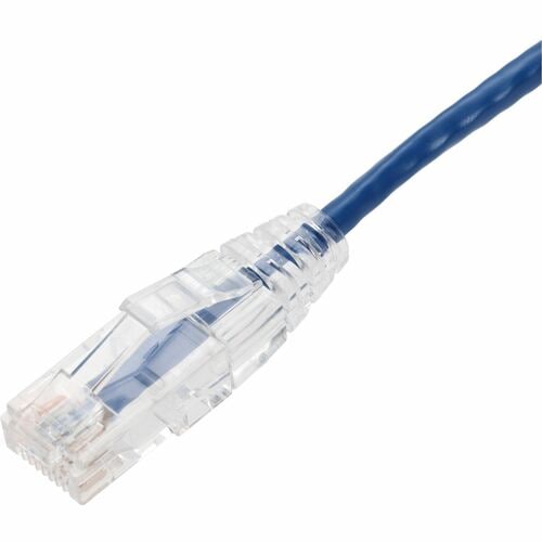 AddOn 6ft Blue CAT 6 Slim PVC Ethernet Cable Snagless Clear-Claw RJ-45 M/M - 6 f