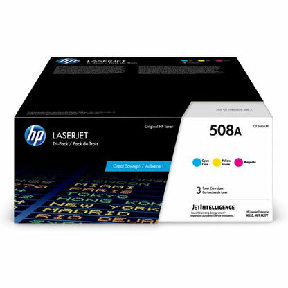 508A CYAN/YELLOW/MAGENTA LASERJET TONER CARTRIDGE