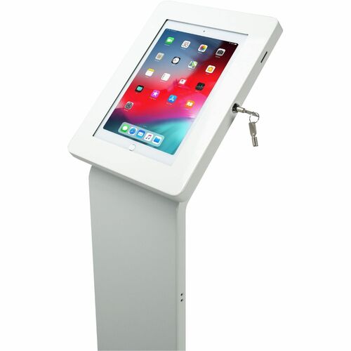 CTA Digital Premium Locking Floor Stand & Enclosure for iPad 10th Gen 10.9\" & M