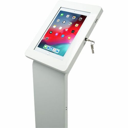 CTA Digital Premium Locking Floor Stand & Enclosure for iPad 10th Gen 10.9\" & M