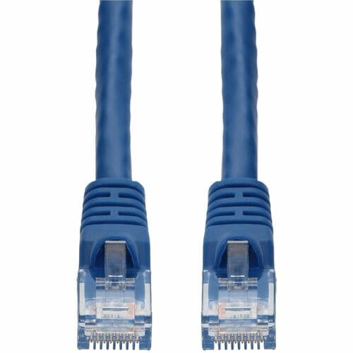 Câble Ethernet Cat. 6A bleu AddOn 8 pouces en PVC anti-accrocs avec gaine à bulles RJ