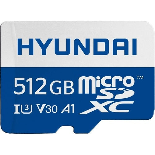 HYUNDAI 512GB 4K MICRO SDXC LIFETIME WARRANTY C10 UHS U3 A2
