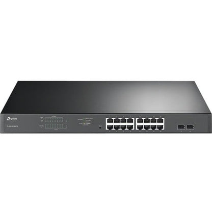 Switch PoE+ inteligente fácil de usar de 16 puertos Gigabit con dos ranuras SFP