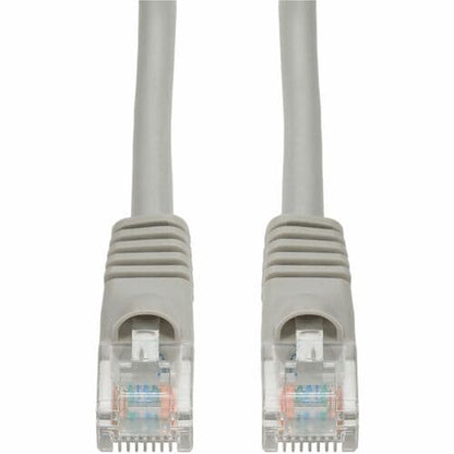 AddOn 1ft Gray CAT 6 PVC Ethernet Cable Snagless Bubble Boot RJ-45 M/M - 1 ft (0