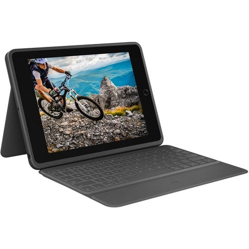 Estuche/cubierta resistente con teclado Logitech Rugged Folio (
