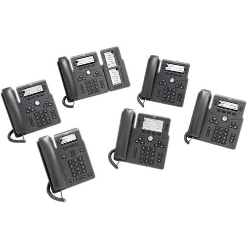 TELÉFONO CISCO 6861 CON ADAPTADOR DE CORRIENTE NA PARA SISTEMAS MPP