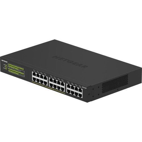 24-PORT GBE UNMANAGED POE+ SWITCH WITH 16-PORTS POE+