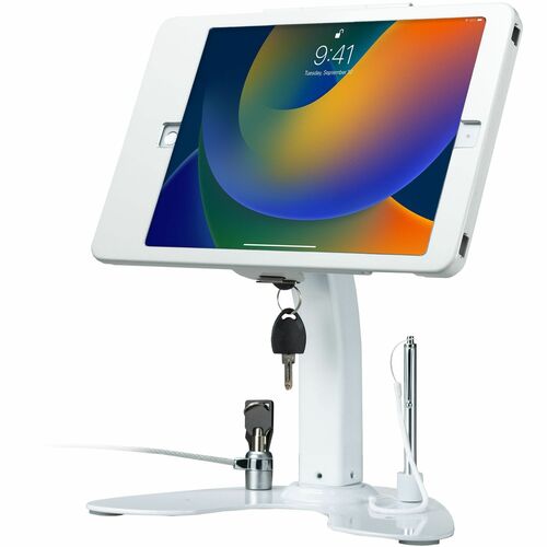 CTA Digital Dual Security Kiosk Stand with Locking Case and Cable for iPad 10.2