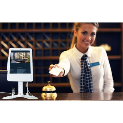CTA Digital Dual Security Kiosk Stand with Locking Case and Cable for iPad 10.2